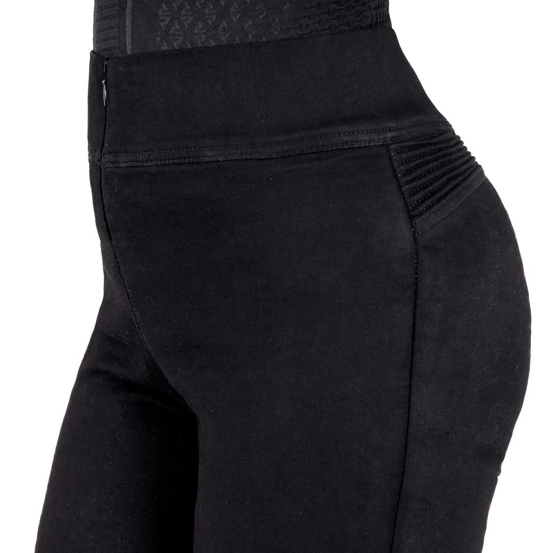 Dame motorcykelleggings Ozone Chica sort