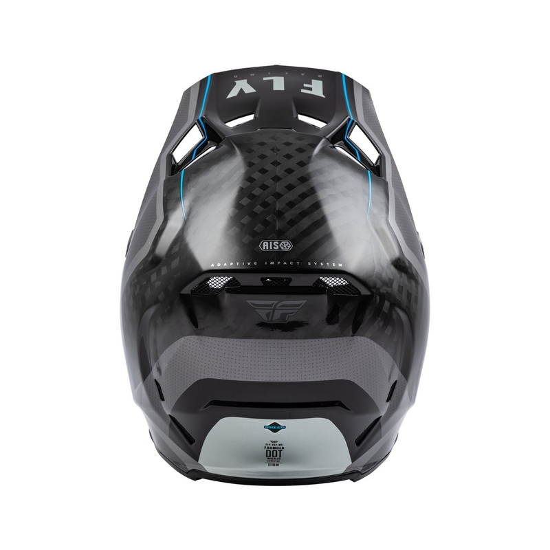 Motocrosshjelm FLY Racing Formula Axon sort-grå-blå