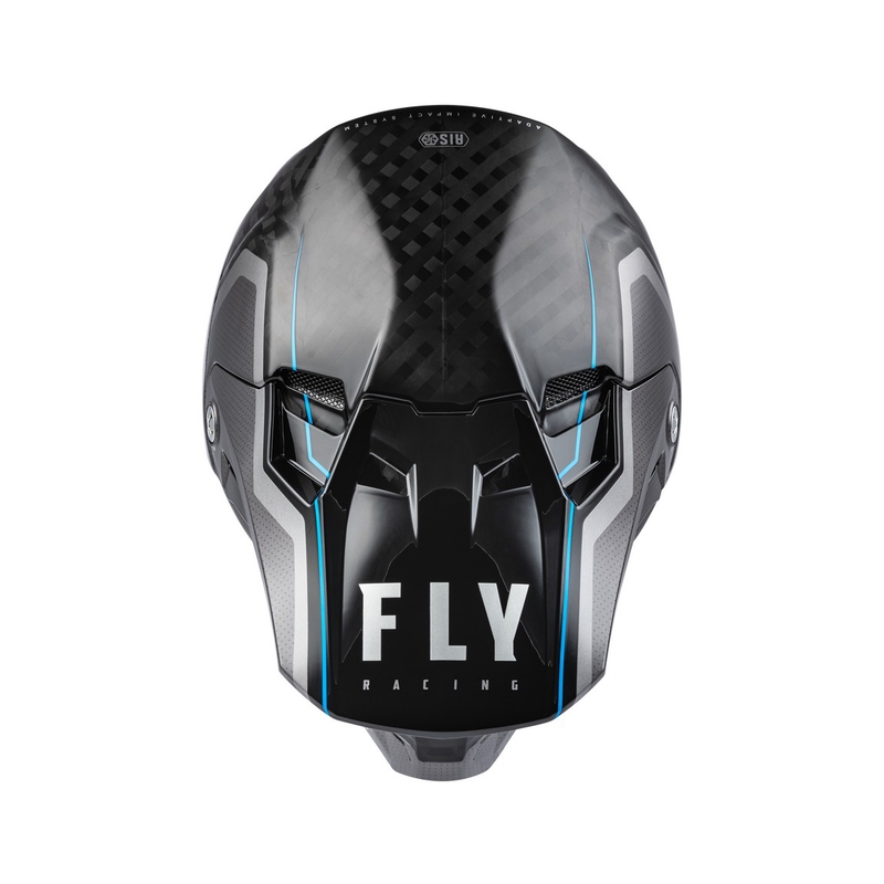 Motocrosshjelm FLY Racing Formula Axon sort-grå-blå