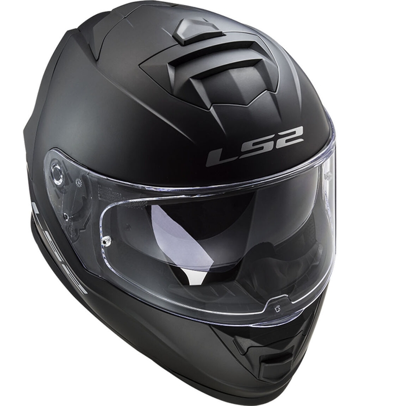 LS2 FF800 Storm II Solid Matte Black Integral motorcykelhjelm