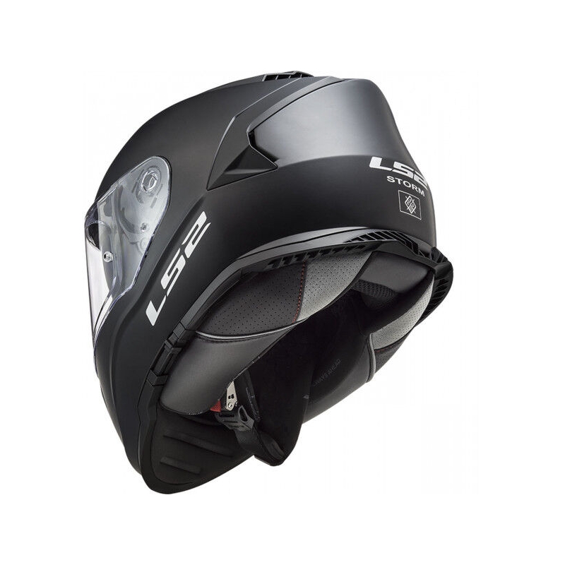 LS2 FF800 Storm II Solid Matte Black Integral motorcykelhjelm