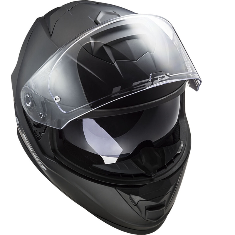 LS2 FF800 Storm II Solid Matte Black Integral motorcykelhjelm