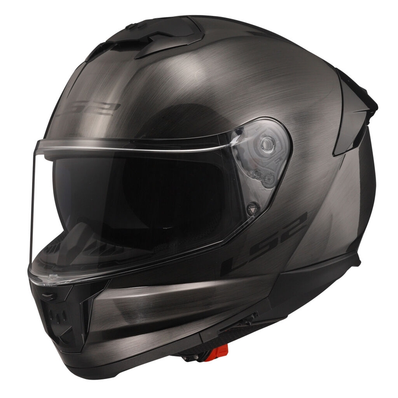 LS2 FF808 Stream II Jeans titanium integreret motorcykelhjelm