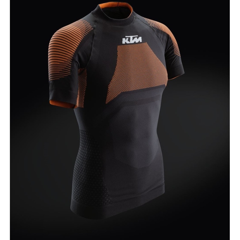 Kortærmet termotrøje KTM Performance sort-orange udsalg