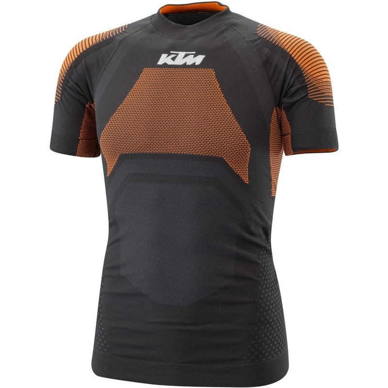 Kortærmet termotrøje KTM Performance sort-orange udsalg