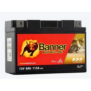 Gelbatteri Banner Bike Bull Gel 12V, YT9B-4, 8AH, 115A