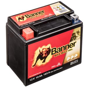 Gel-batteri Banner Bike Bull Gel 12V, YTX12-BS, 10AH, 160A