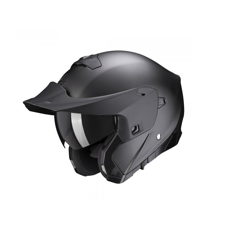 Flip-up motorcykelhjelm Scorpion EXO-930 EVO Solid sort