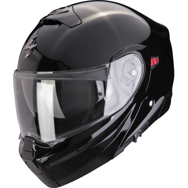 Flip-up motorcykelhjelm Scorpion EXO-930 EVO Solid sort