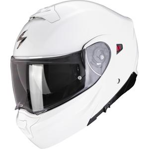 Sammenklappelig motorcykelhjelm Scorpion EXO-930 EVO Solid hvid