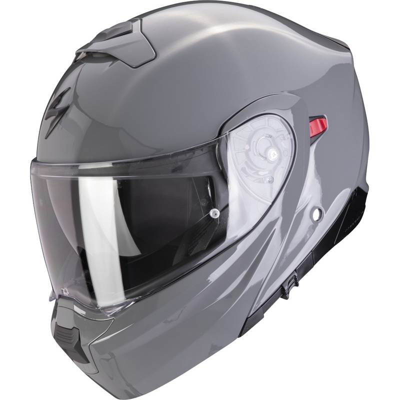 Flip-up motorcykelhjelm Scorpion EXO-930 EVO Solid grå