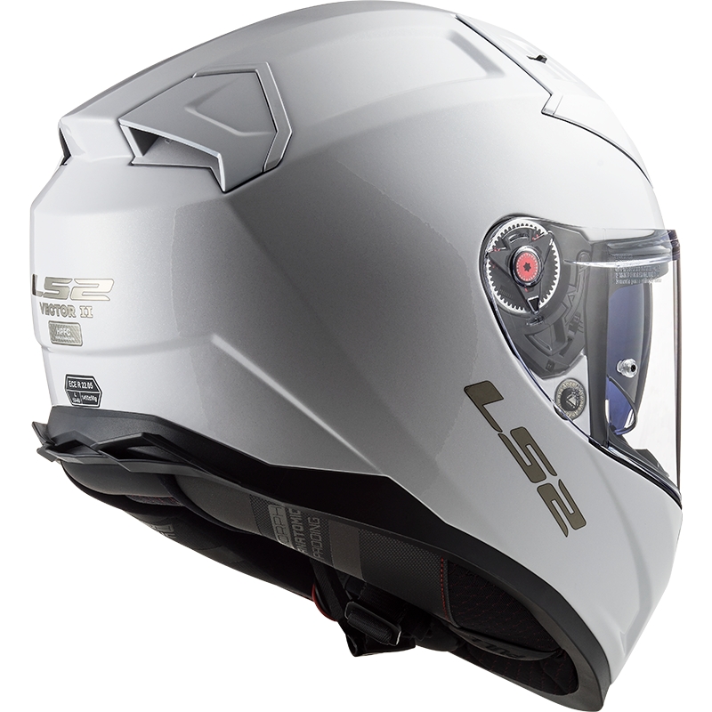 LS2 FF811 Vector II Solid White Integral motorcykelhjelm