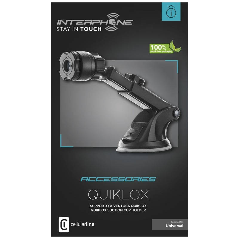 QUIKLOX Interphone-greb med sugekop
