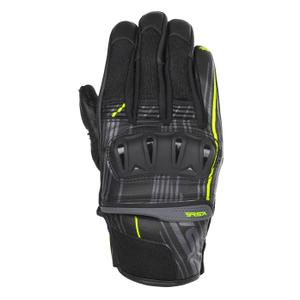 Motorcykelhandsker RSA Sprint sort-fluogul