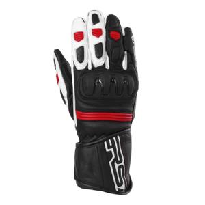 Motorcykelhandsker RSA Gappa 2 sort-hvid-rød