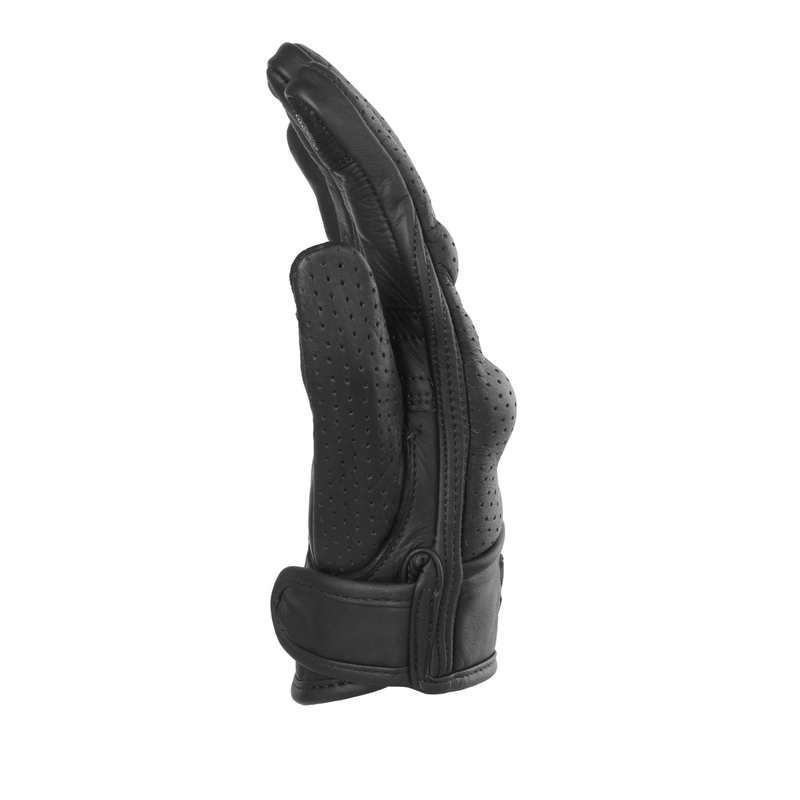 Street Racer Striker 2 Black Perforated motorcykelhandsker til kvinder