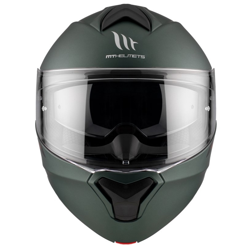 MT Genesis SV Solid A6 motorcykelhjelm grøn mat