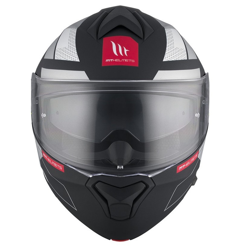 MT Genesis SV Talo B2 sort-grå-fluogul mat flip-up motorcykelhjelm udsalg