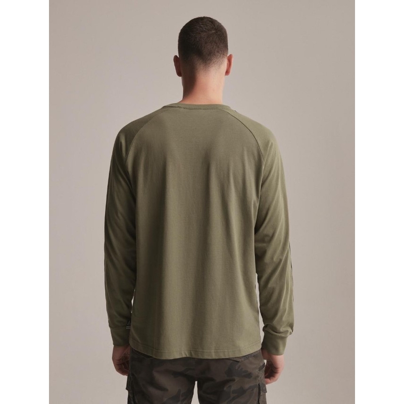 Langærmet T-shirt DAKAR DKR LG STRAP khaki