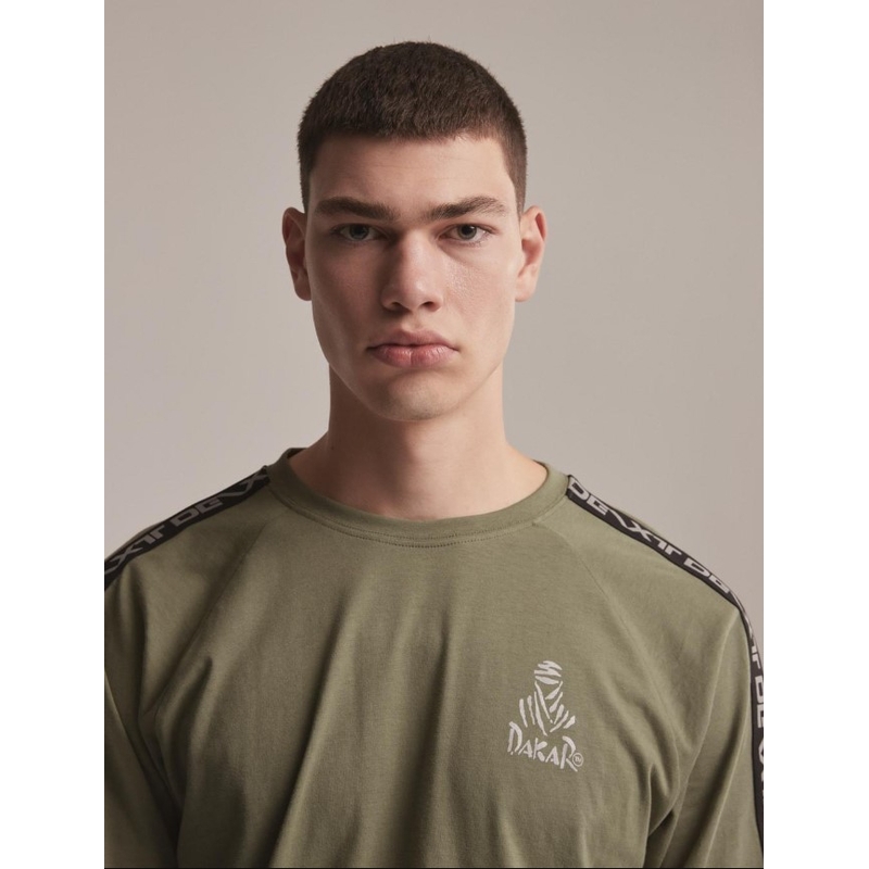 Langærmet T-shirt DAKAR DKR LG STRAP khaki