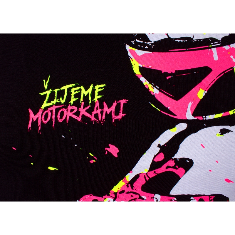 Børnepige t-shirt MotoZem - Vi lever med motorcykler