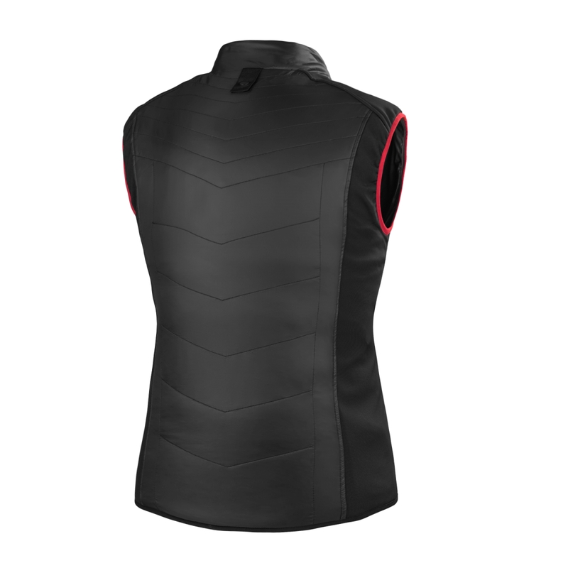 Shima Powerheat Vest til kvinder, sort-rød