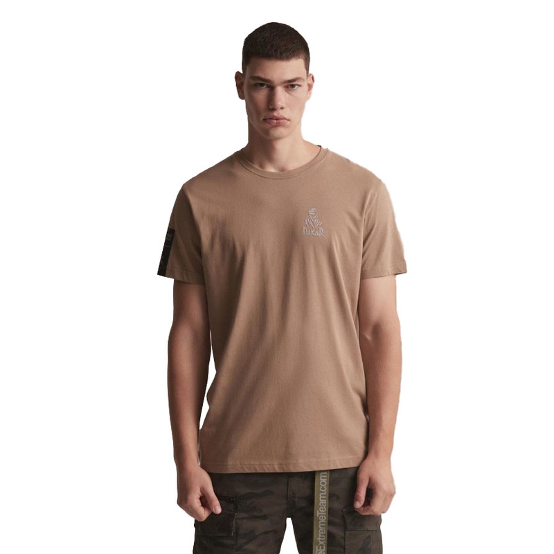 T-shirt DAKAR DKR Logo 423 brun
