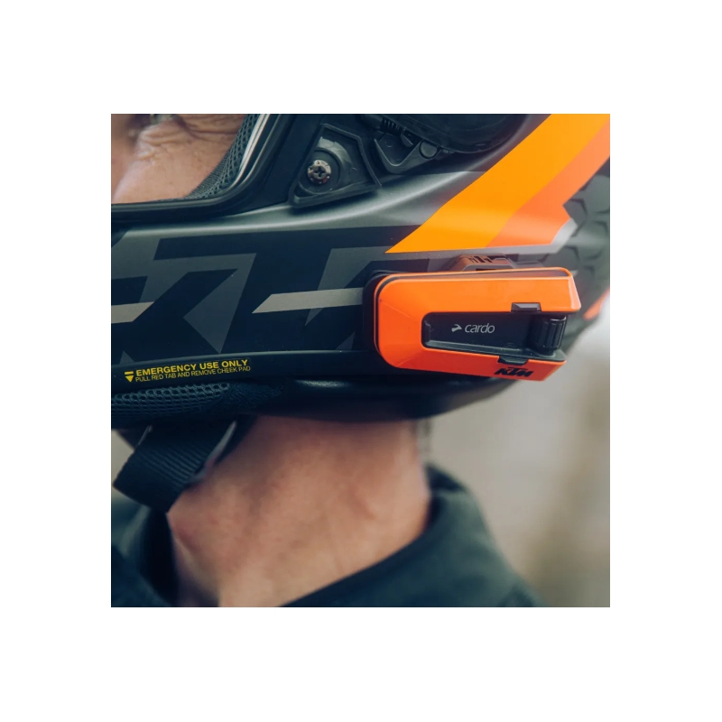 Bluetooth samtaleanlæg CARDO PACKTALK EDGE KTM solo