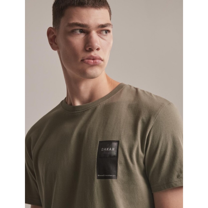 T-shirt DAKAR DKR Patch khaki