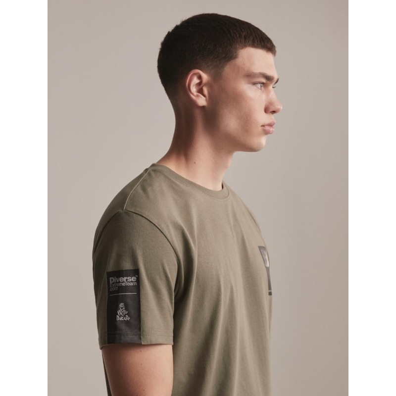 T-shirt DAKAR DKR Patch khaki