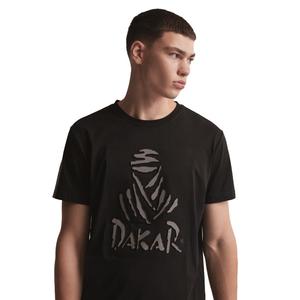 T-shirt DAKAR DKR Embo sort udsalg