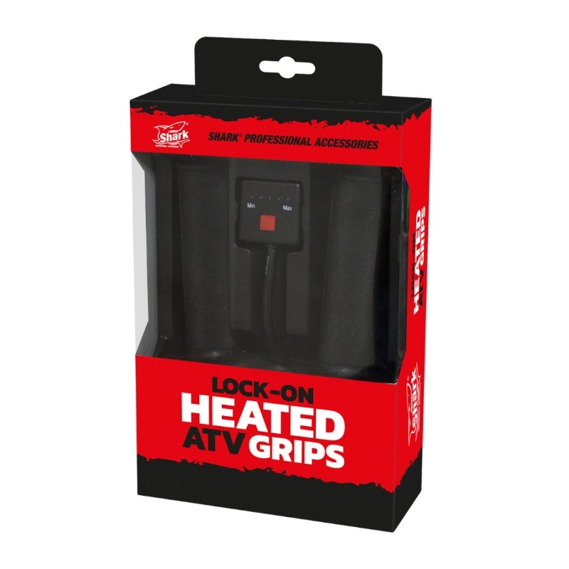 Opvarmede låsegreb SHARK LOCK-ON sort
