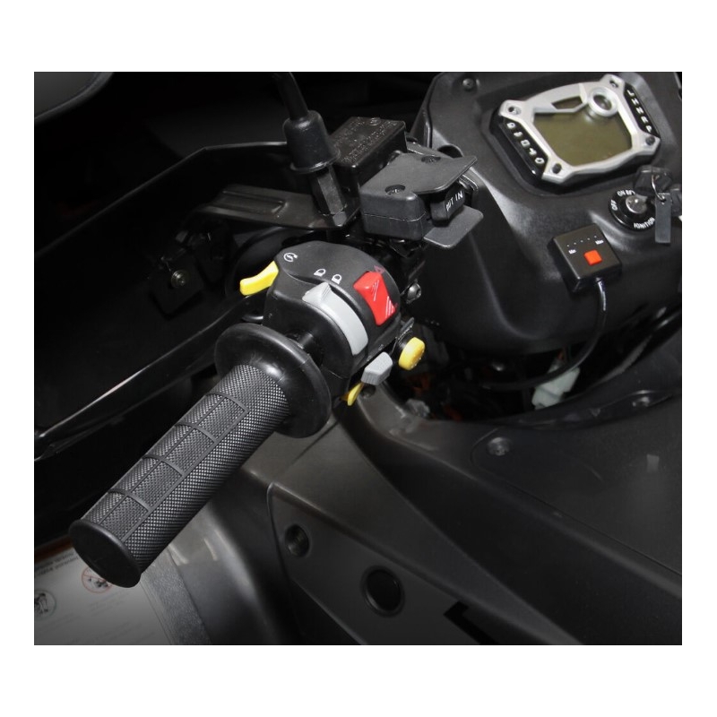 Opvarmede låsegreb SHARK LOCK-ON sort