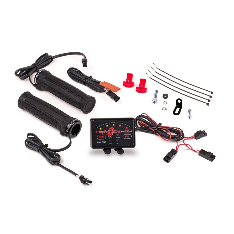 Opvarmede greb SYMTEC ATV Clamp On Quad Zone sort