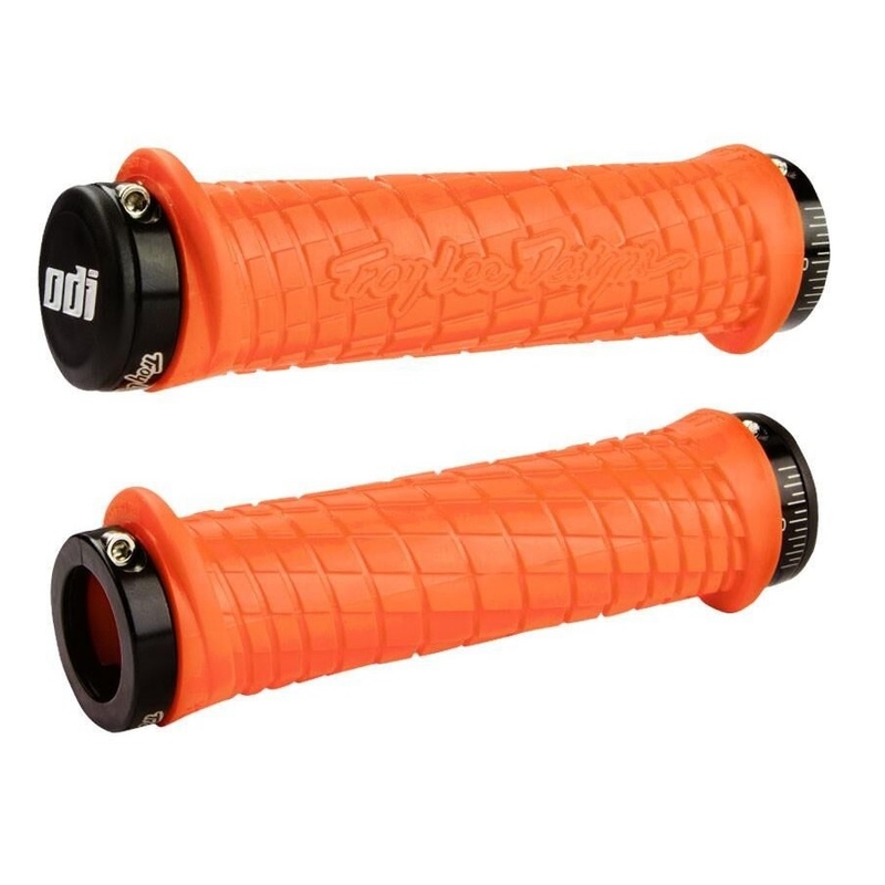 Greb ODI TROY LEE DESIGNS SIGNATURE ATV LOCK-ON orange-sort