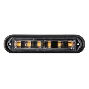 HAJ LED ADVARSELSLYS, 6,7" 6W