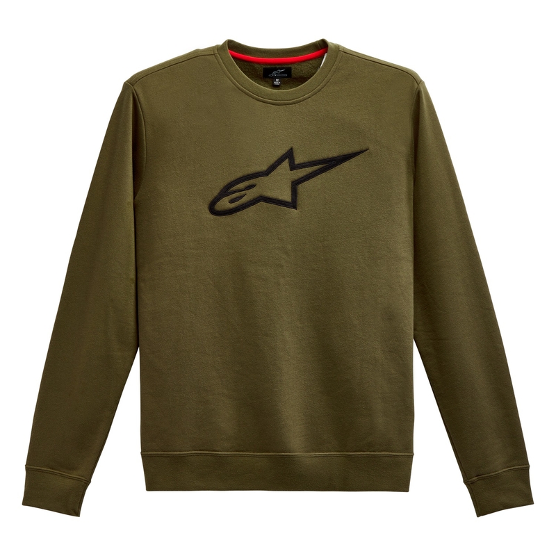 Mikina Alpinestars Ageless Crew Fleece zeleno-černá