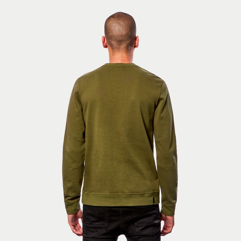 Mikina Alpinestars Ageless Crew Fleece zeleno-černá