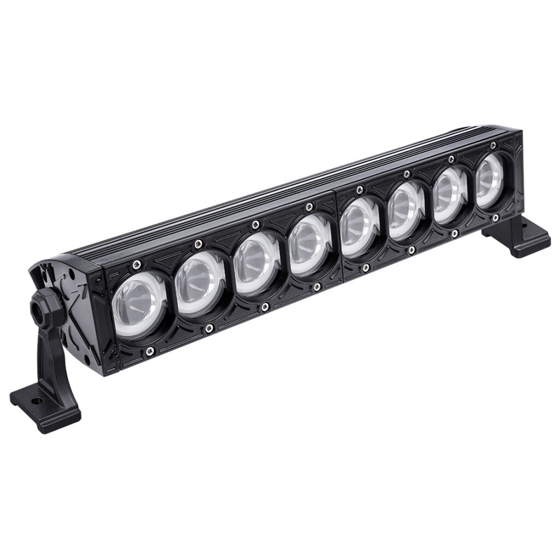 LED-lysrampe SHARK LED LIGHT BAR 17" MED HALO RING, CREE LED, 80W