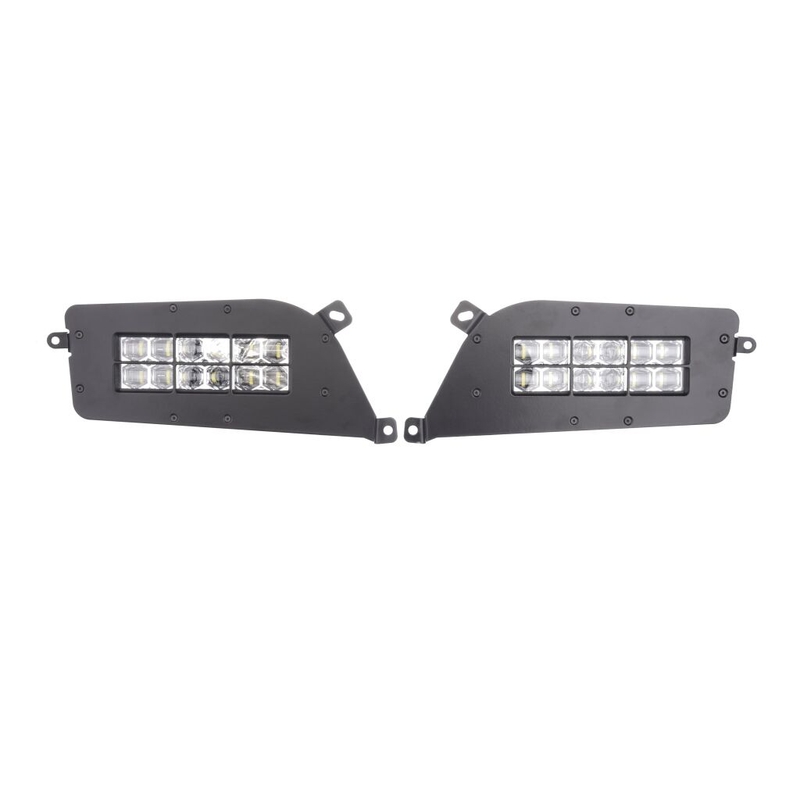 LED-forlygter SHARK LED FORLYGTER TIL POLARIS ATV, UTV MED BAGLYGT, 2KS