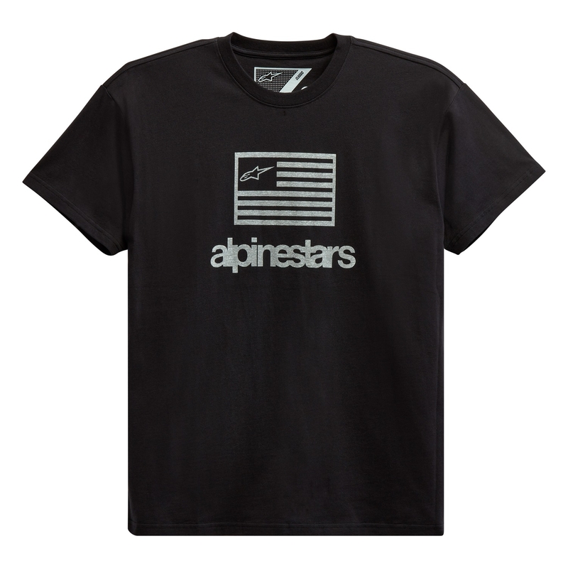 Alpinestars Flag Tee sort og hvid