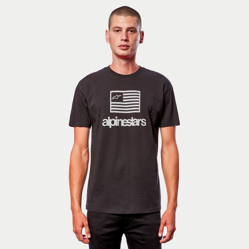 Alpinestars Flag Tee sort og hvid