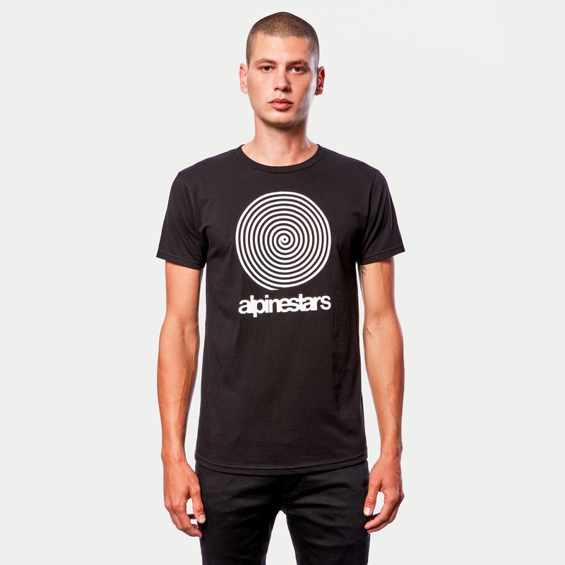 Alpinestars Real Spiral Tee sort og hvid