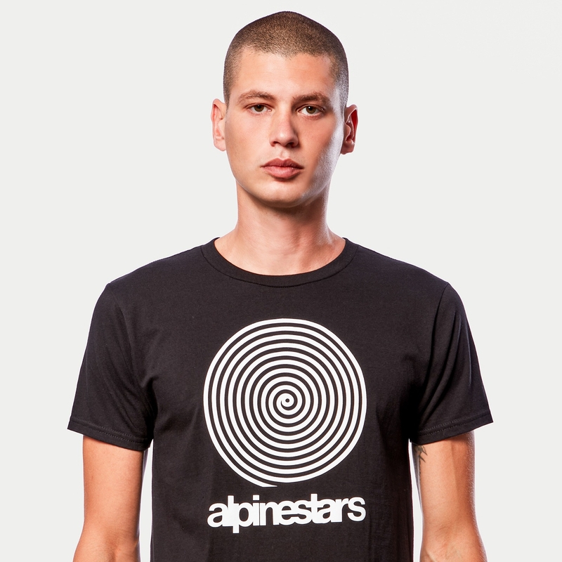 Alpinestars Real Spiral Tee sort og hvid