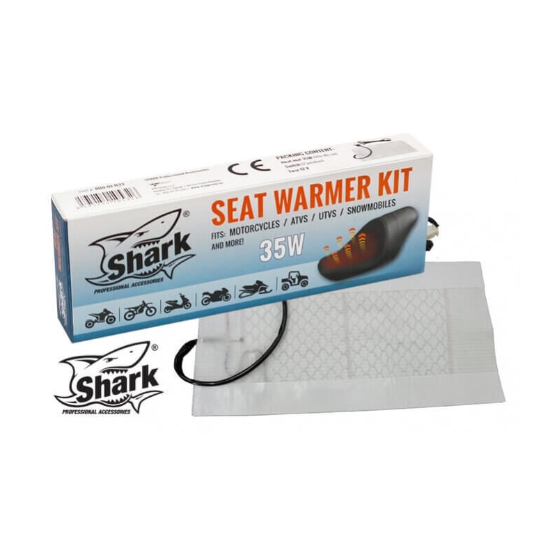 Universal elektrisk sædevarmer SHARK 12V, 35 WATT