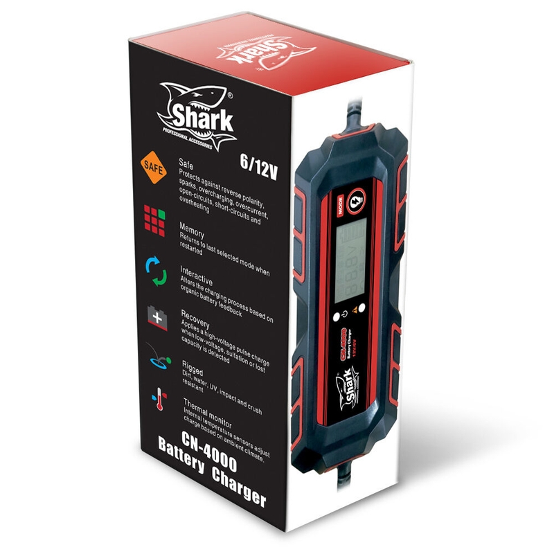 Smart oplader SHARK CN-4000