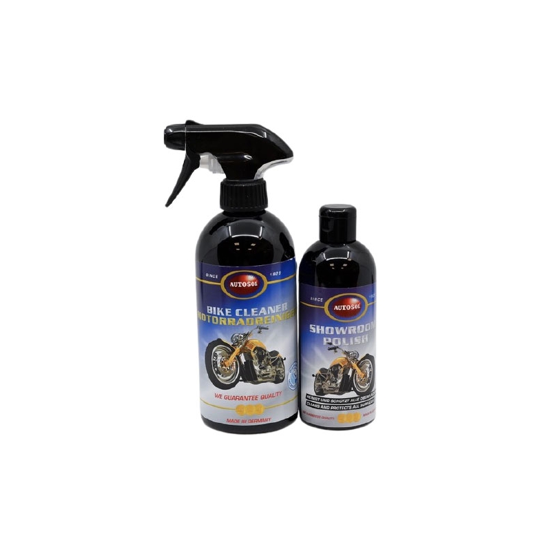 Autosol Motorcycle Bike Cleaner and Showroom Polish Kit