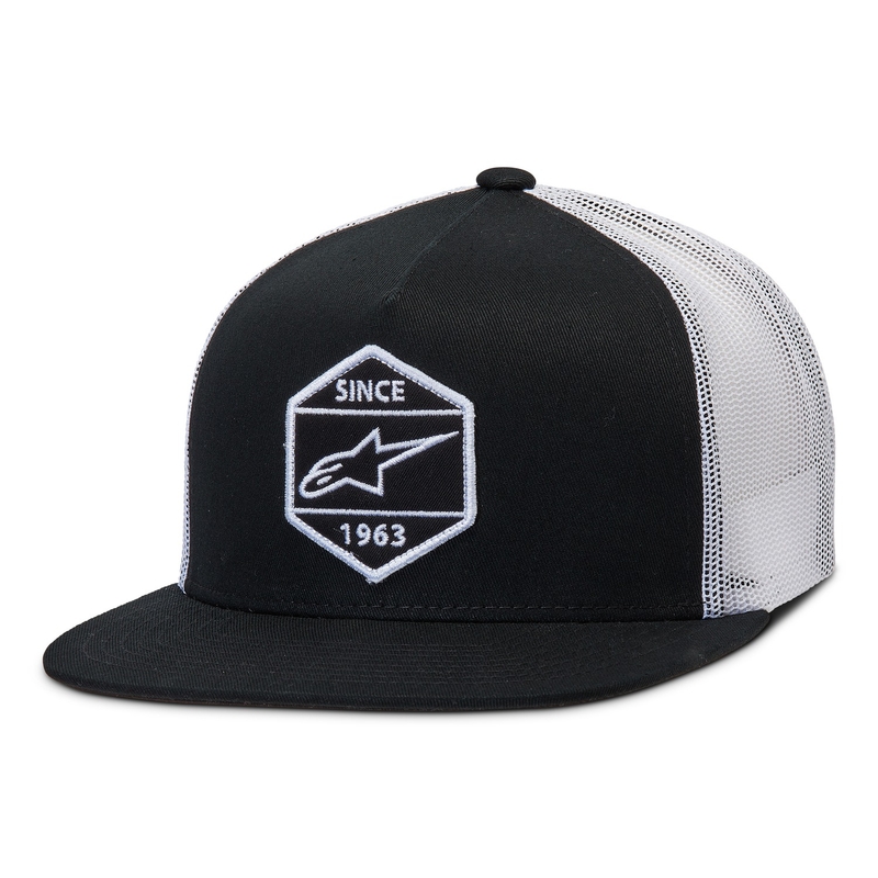 Alpinestars Bolt Trucker cap sort og hvid