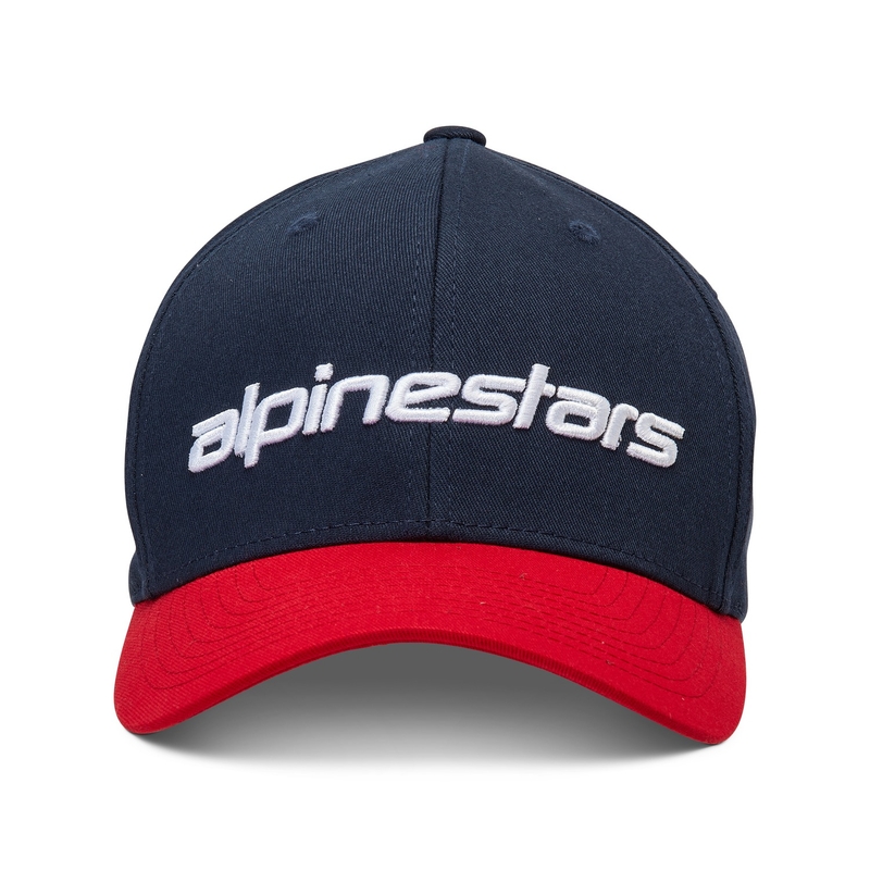 Alpinestars Linear-kasket rød-blå-hvid