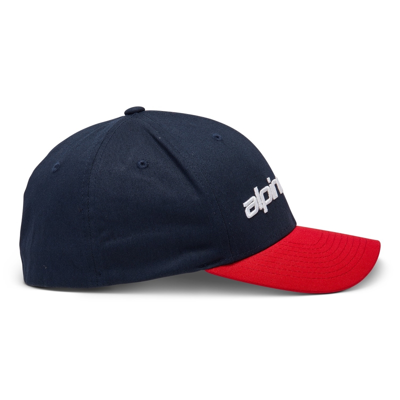 Alpinestars Linear-kasket rød-blå-hvid